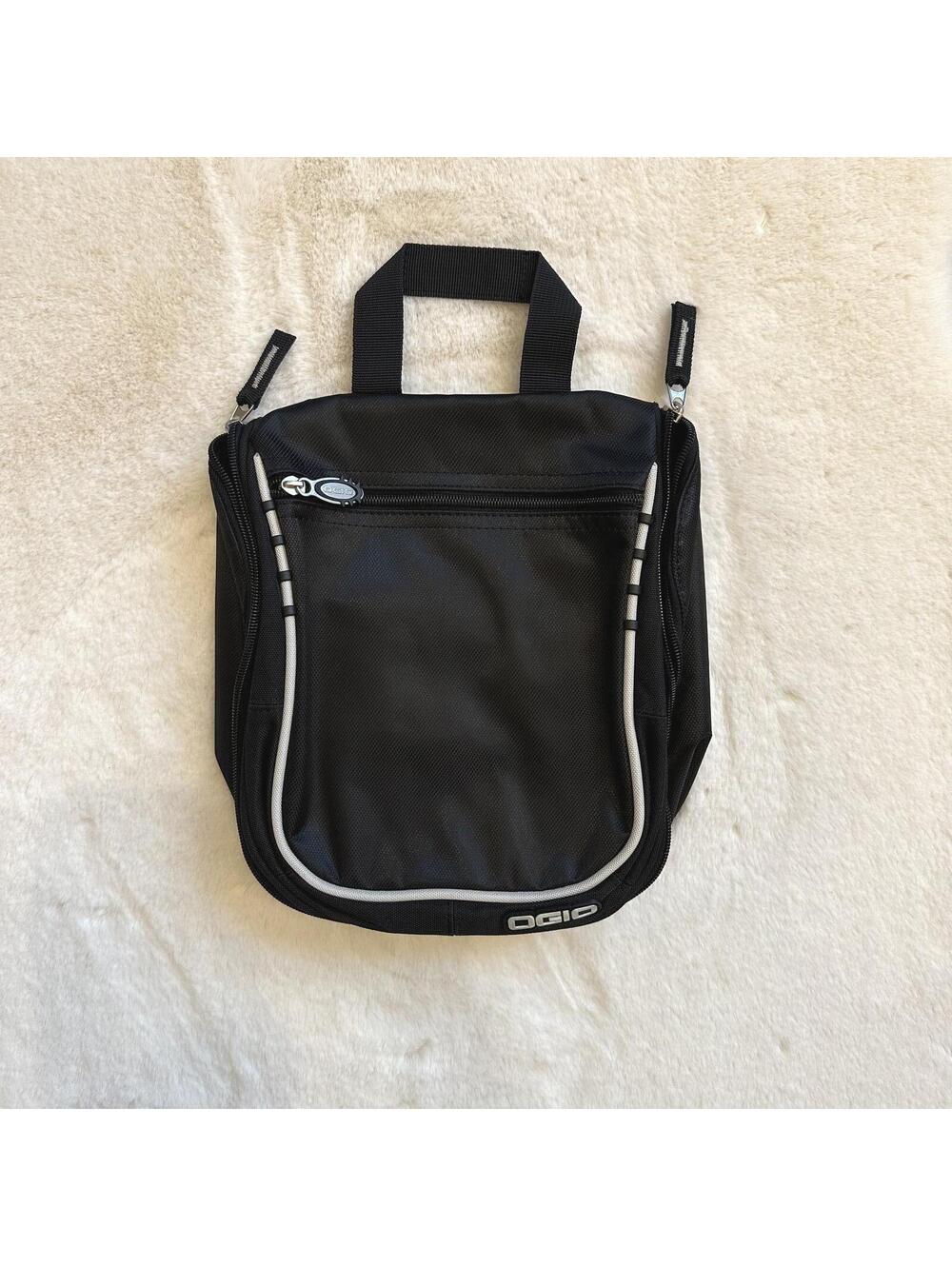 OGIO Doppler Travel Toiletry Bag Black Hanging Organizer Multi Compartment Dopp